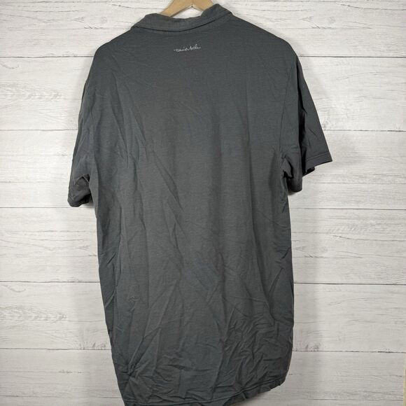 Travis Mathew Mens Size Large Grey Golf Polo Lightweight casual comfort - Picture 5 of 5